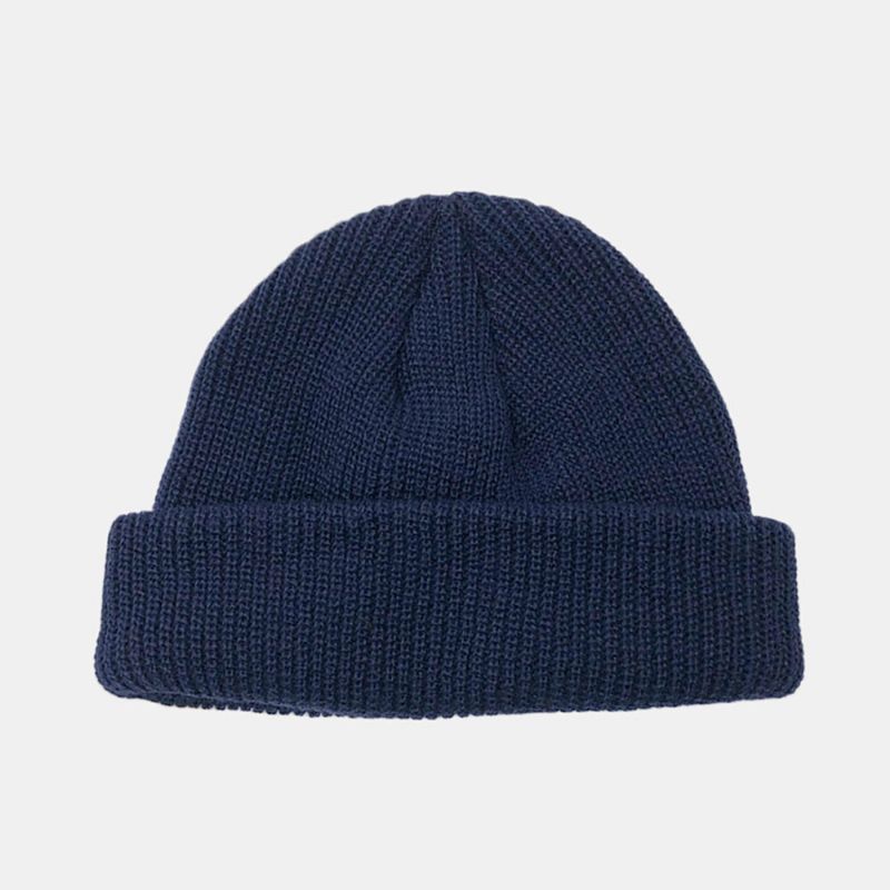 Unisex Jednobojna Pletena Vunena Kapa Skull Cap Kape