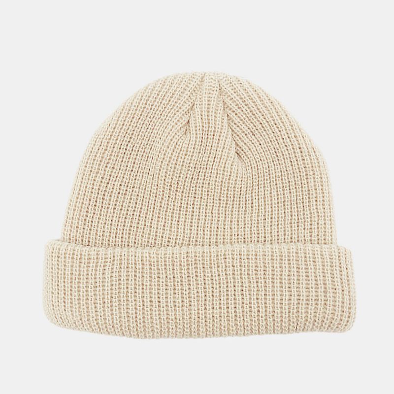 Unisex Jednobojna Pletena Vunena Kapa Skull Cap Kape