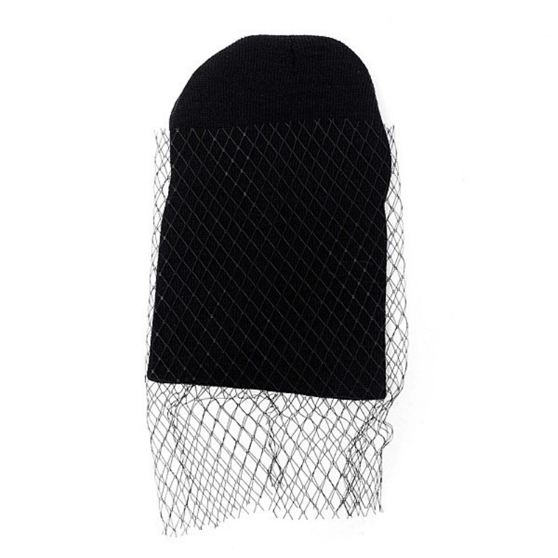 Žene Djevojke Retro Haljina Šešir Mrežasti Veo Pletenje Beanie Kape