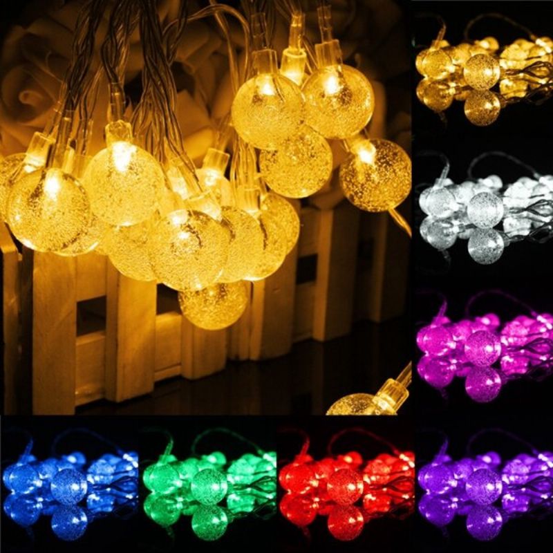 3m 20led Baterija Bubble Ball Fairy String Lights Vrtna Zabava Božićno Vjenčanje Uređenje Doma