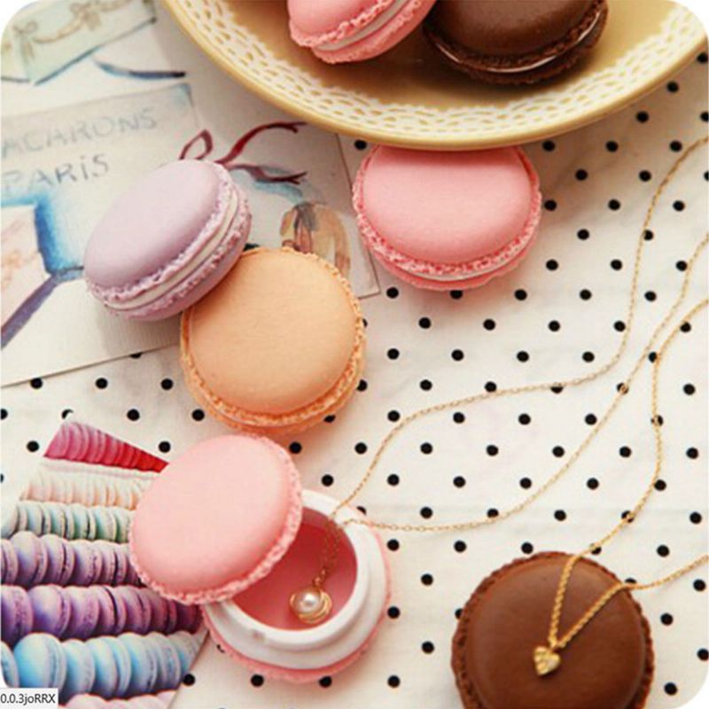 Mini Macaron Box Šarena Kutija Za Pohranu Nakita Slatka Za Organizatore