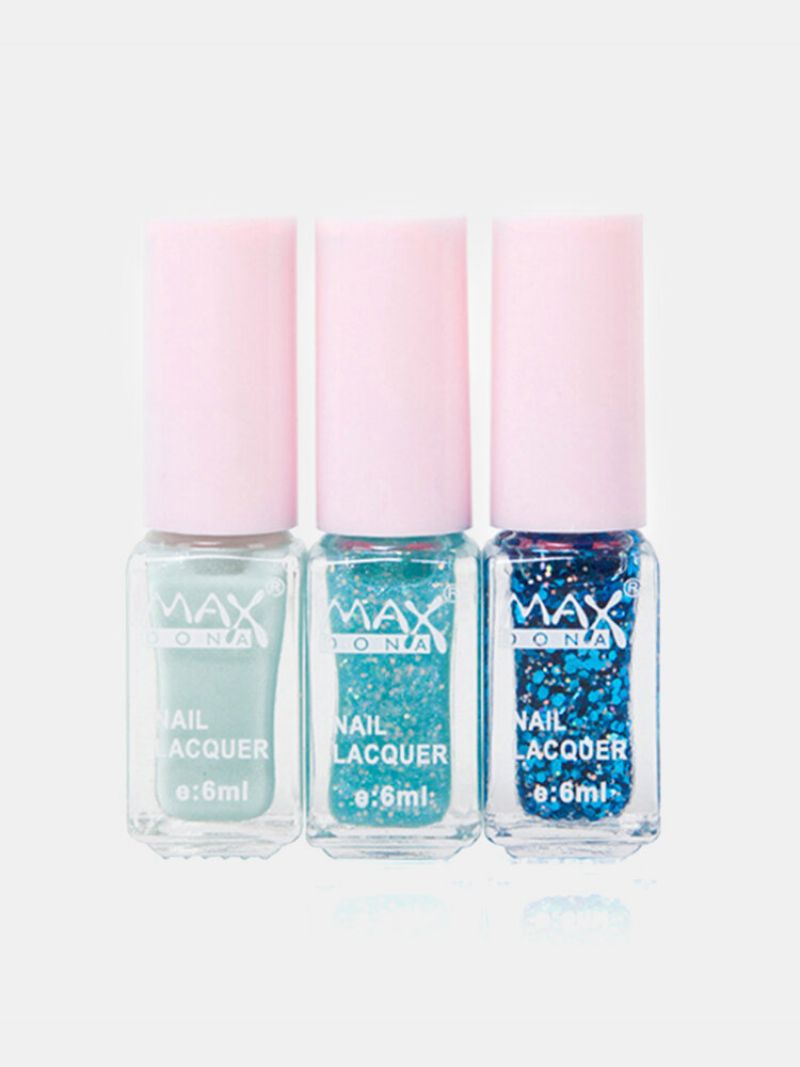 Maxdona 3 Boje/komplet Lakova Za Nokte Gradient Color Cocktail Magic Nails Gel