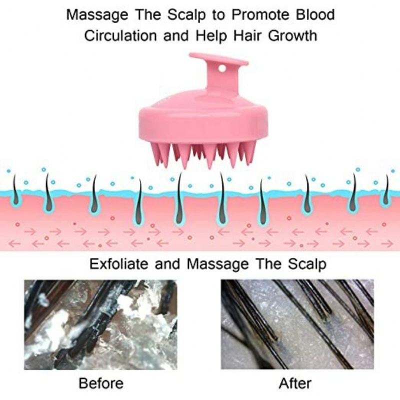 Masažer Za Kosu Šampon Četka Za Masažu Vlasišta Uklanjanje Peruti Pospješuje Rast Kose