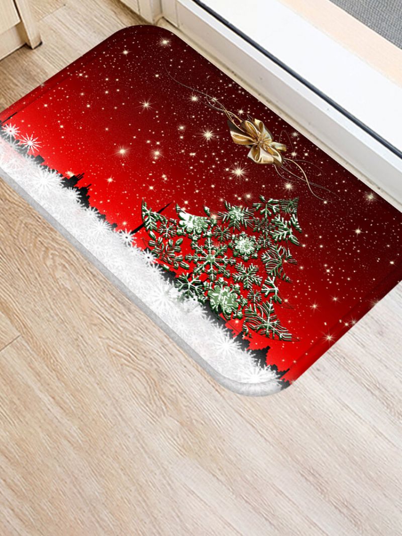 40*60cm Merry Christmas Pattern Neklizajući Tepih Prostirka Za Ulazna Vrata Kupaonska Podna Dekoracija