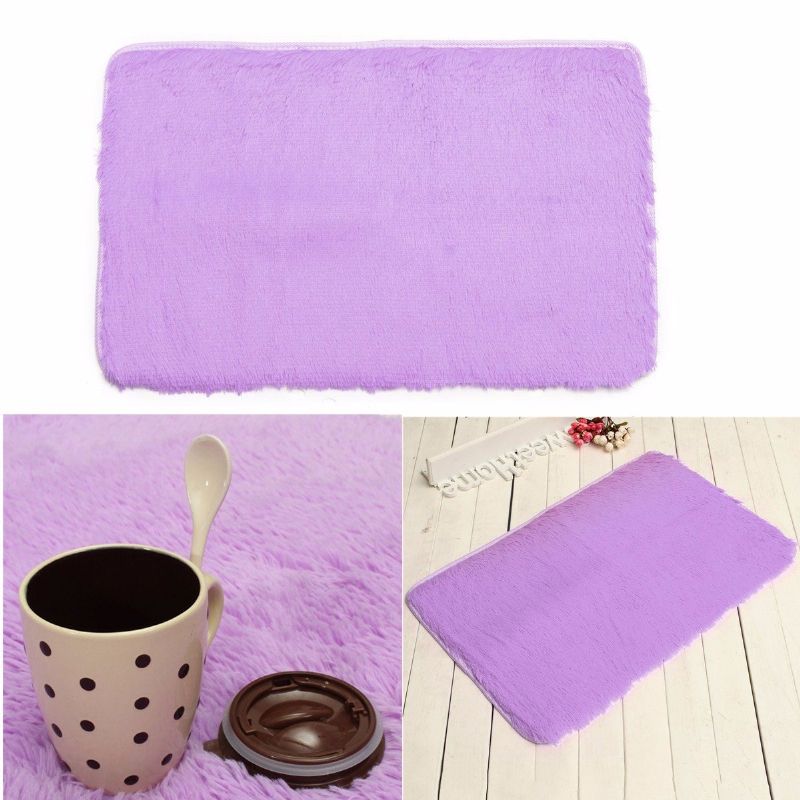 80x50cm Absorbent Shaggy Tepih Kućni Protuklizni Mekana Prostirka Za Spavaću Sobu