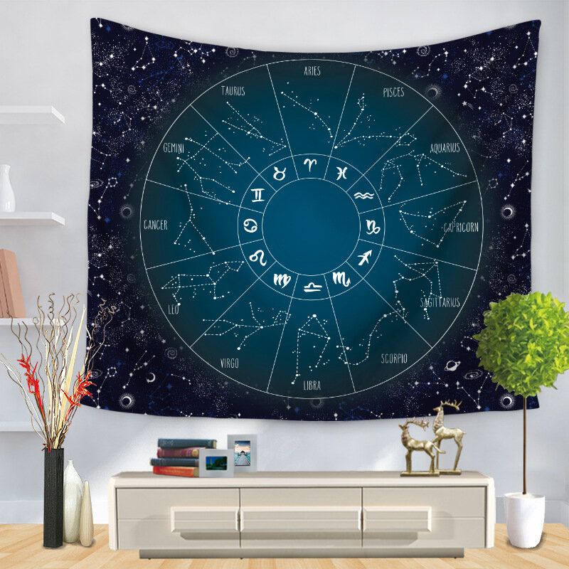 Bohemian Mandala Tarot Constellation Zidne Tapiserije Kućni Dnevni Boravak Art Decor Ručnici Za Plažu