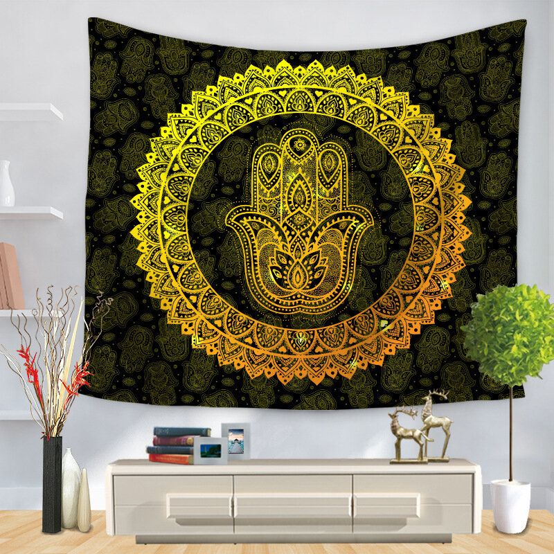 Bohemian Mandala Tarot Constellation Zidne Tapiserije Kućni Dnevni Boravak Art Decor Ručnici Za Plažu