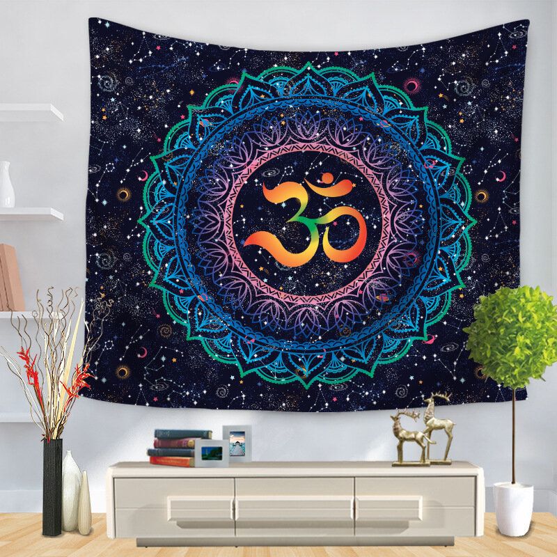 Bohemian Mandala Tarot Constellation Zidne Tapiserije Kućni Dnevni Boravak Art Decor Ručnici Za Plažu