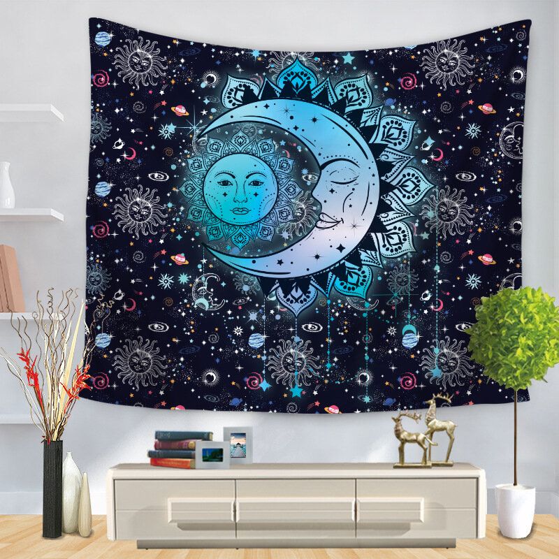 Bohemian Mandala Tarot Constellation Zidne Tapiserije Kućni Dnevni Boravak Art Decor Ručnici Za Plažu