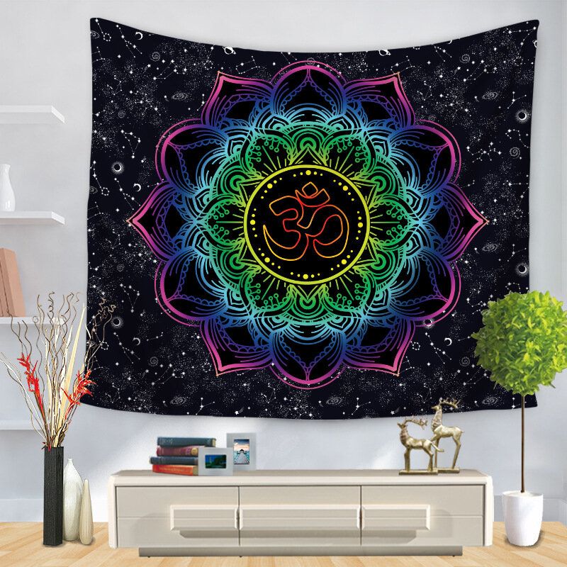 Bohemian Mandala Tarot Constellation Zidne Tapiserije Kućni Dnevni Boravak Art Decor Ručnici Za Plažu