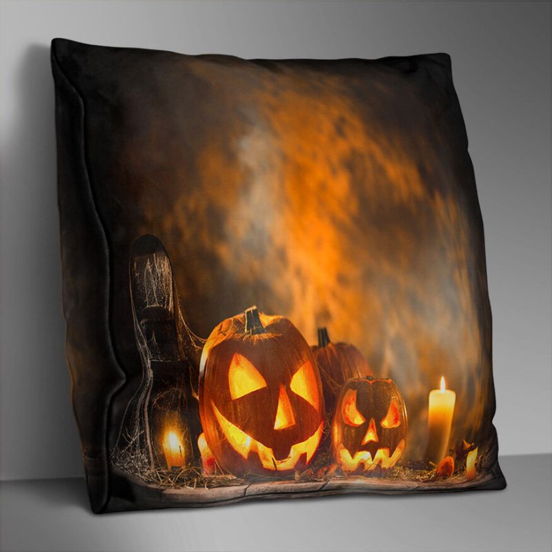 Dvostrani Tiskani Poliester Halloween Jastučnica Kućni Kauč Mekana Art Decor