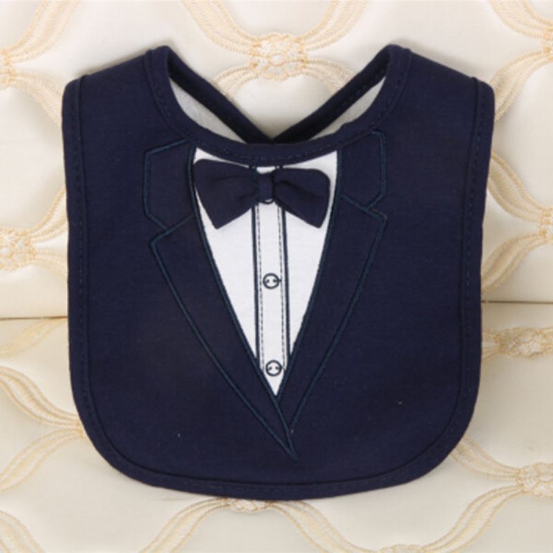 Fashion Gentleman Baby Bibs Tri Crvene Leptir Mašne Dress Shape Saliva Ručnik Vodootporan