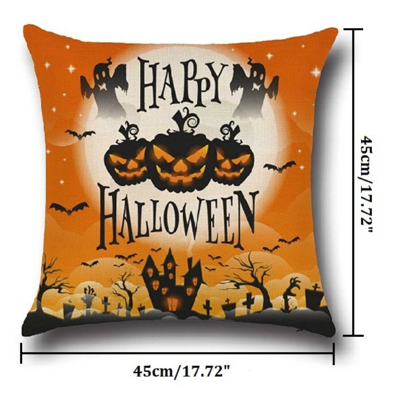 Halloween Party Sofa Krevet Auto Jastuk Navlaka Home Decor Pumpkin Jastučnica