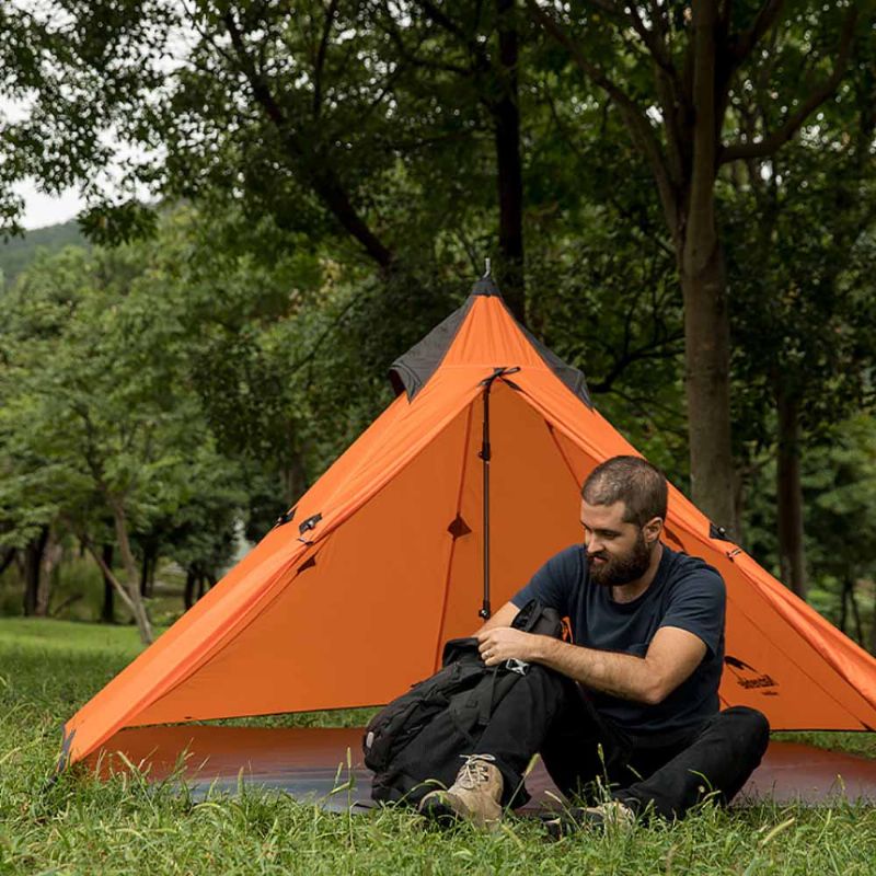 Naturehike Šator Za Kampiranje Otporan Na Kišu Ultra Lagani Vanjski Dvoslojni Silika S Jednim Tornjem