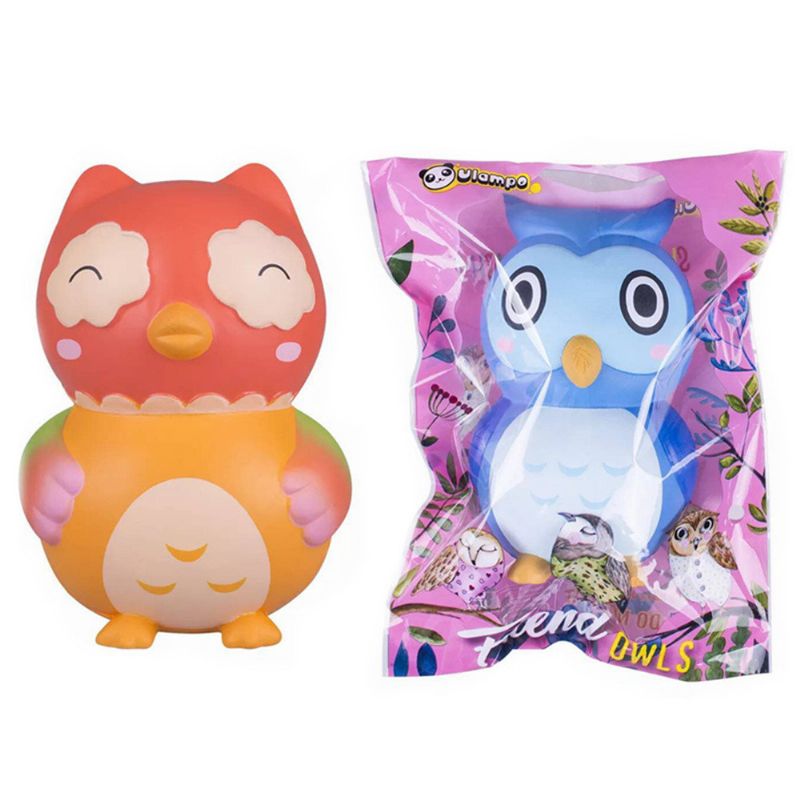 Owl Squishy Slow Rising Kolekcija Poklon S Pakiranjem