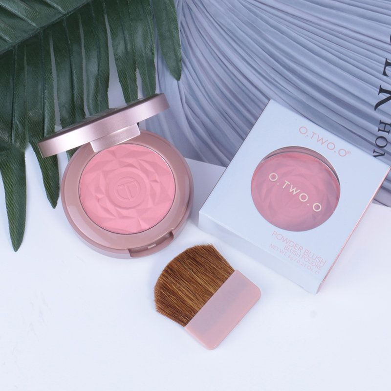 Rose Makeup Blush Dugotrajno Rumenilo Za Lice Lako Se Boji Posvjetli Fini Puder U Prahu Breskvasto