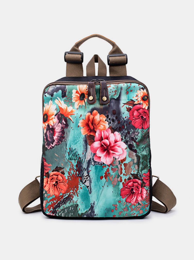 Brenice Cowhide National Flower Handbags Višenamjenske Torbe Za Rame Ruksak