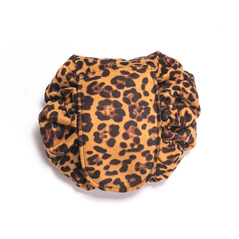 Leopard Print Lazy Makeup Bag Prijenosna Putna Torba Za Pohranu Za Velikog Kapaciteta S Uzicom