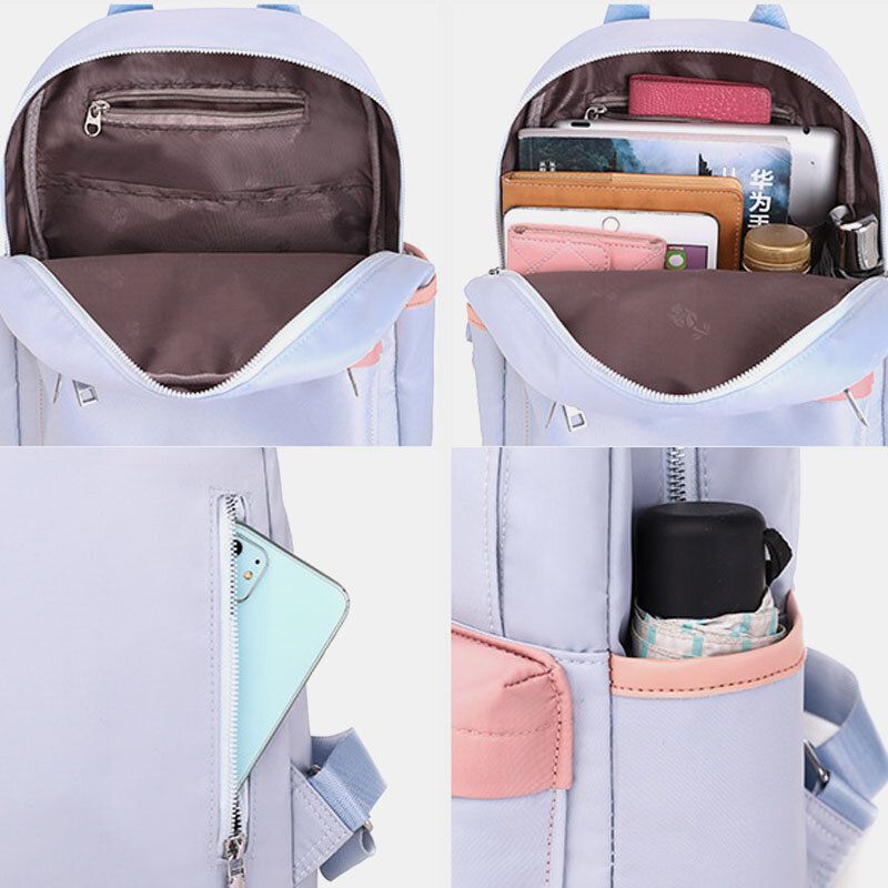 Patchwork Školska Torba Laptop Ruksak Daypack