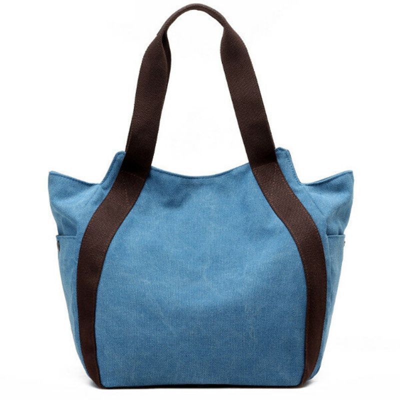 Ženska Platnena Ručna Torba Bucket Bag Tote Bag Hobo Preko Ramena