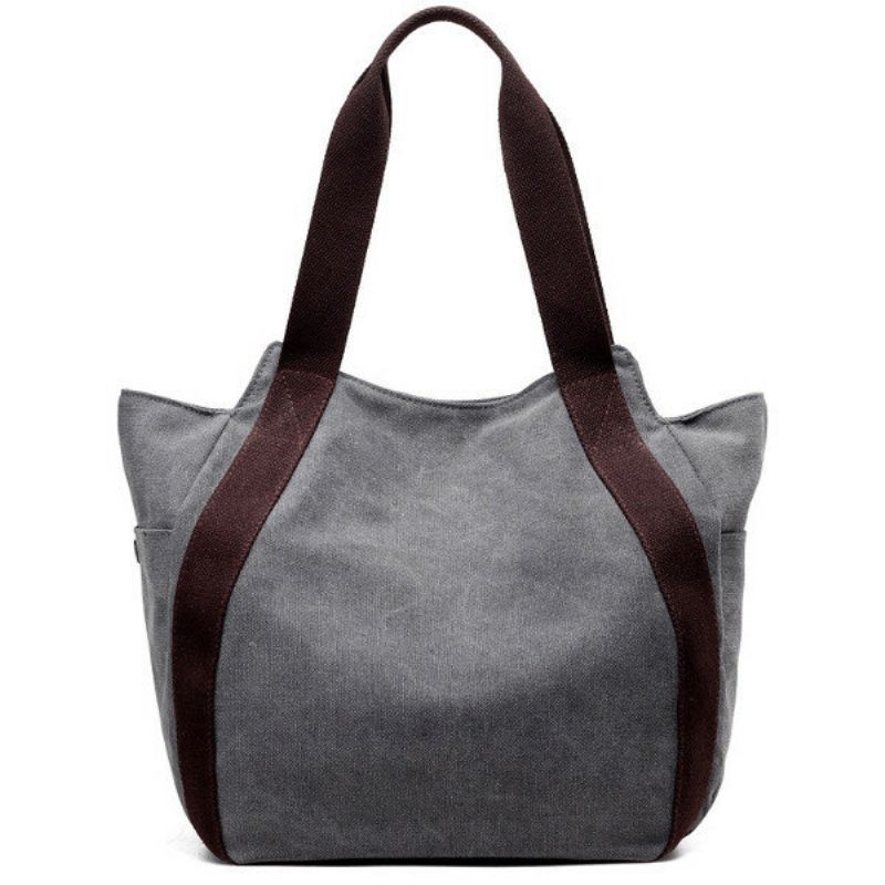 Ženska Platnena Ručna Torba Bucket Bag Tote Bag Hobo Preko Ramena