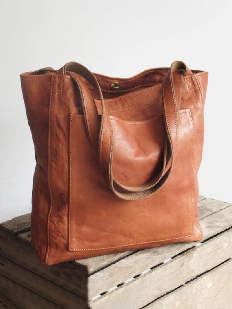 Ženska Vintage Weekender Bag Mekana Prevelika Torba Na Rame Ručna