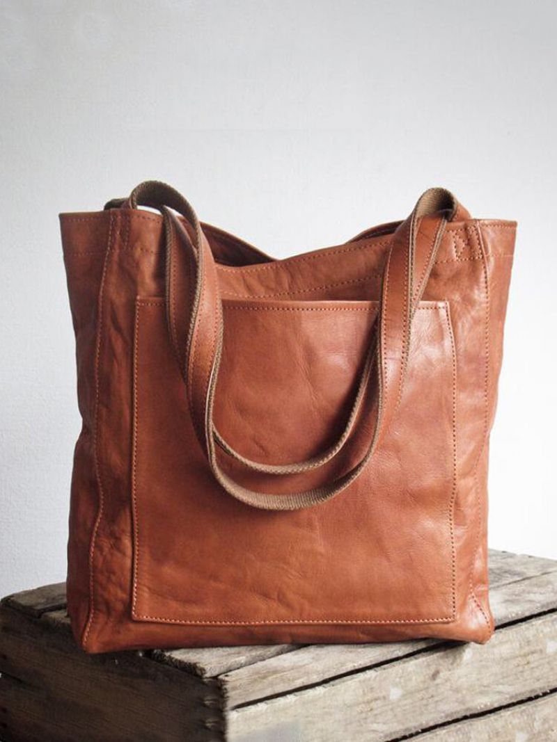 Ženska Vintage Weekender Bag Mekana Prevelika Torba Na Rame Ručna