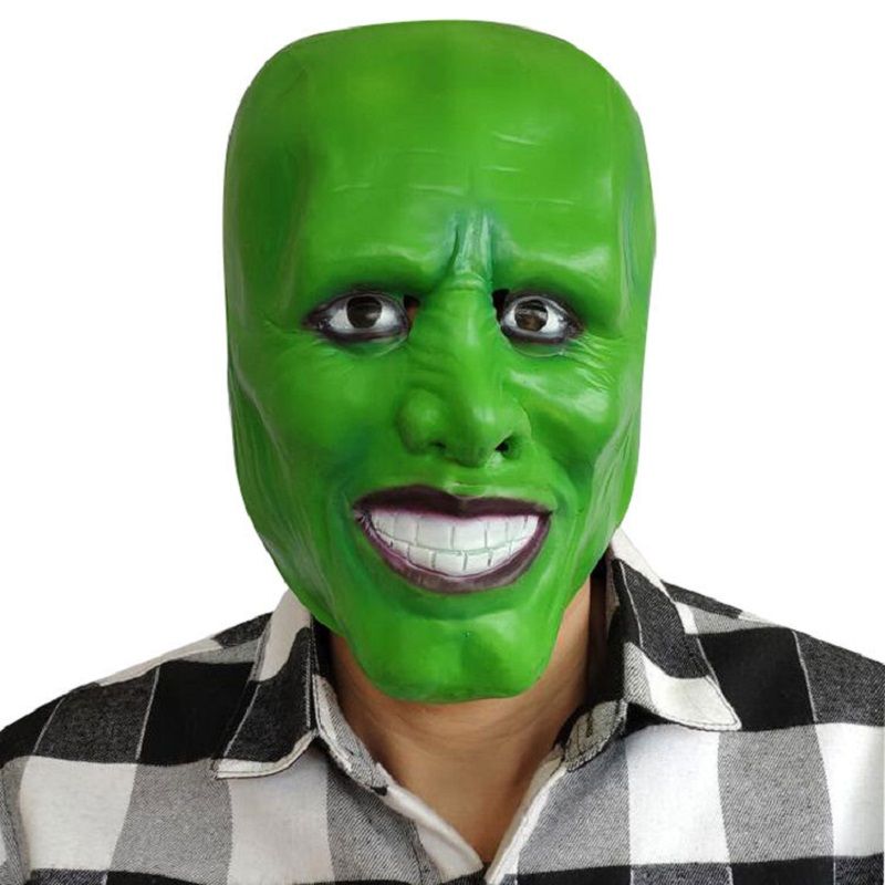 Moviethe Mask Jim Carrey Maske Od Lateksa Za Cosplay Party Green