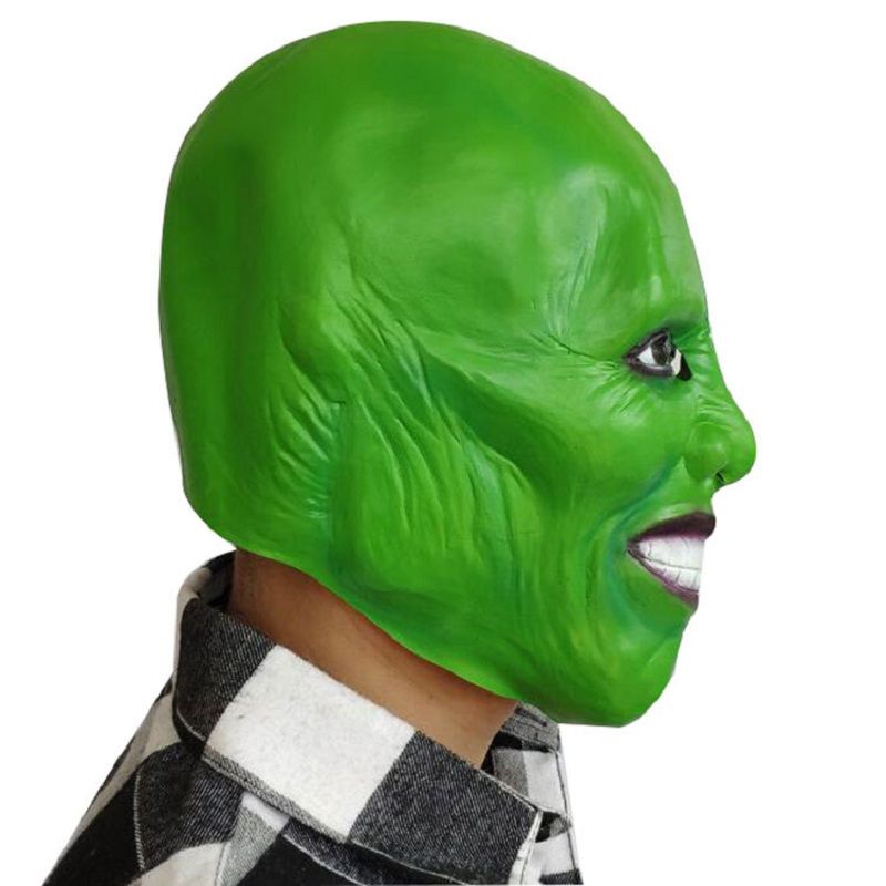 Moviethe Mask Jim Carrey Maske Od Lateksa Za Cosplay Party Green