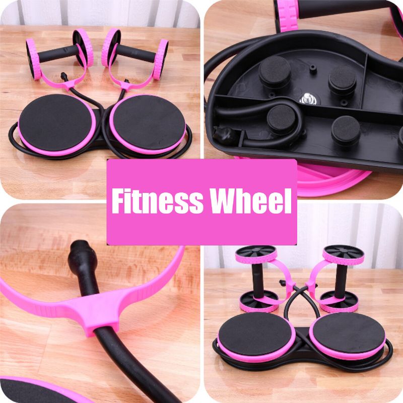 Double Wheel Ab Roller Sport Core Fitness Oprema Za Vježbe Trbušnih Mišića Trenažer Za Mršavljenje Struka Trenažeri Za Trbušne Mišiće Kod Kuće U Teretani