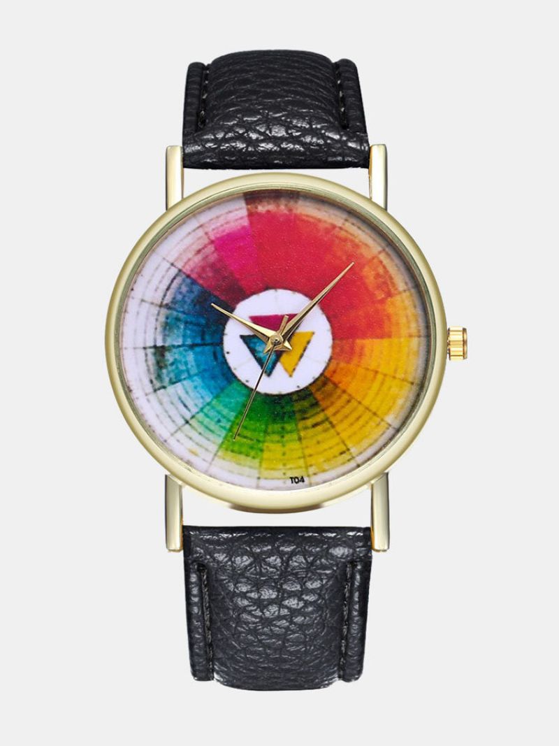 Trendi Okrugli Swatch Sat Klasični Kožni Kvarcni Sat Vodootporan Ženski Sat