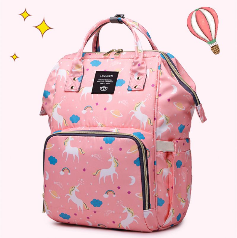 Unicorn Mummy Bag Ruksak Modna Torba Za Bebe Velikog Kapaciteta