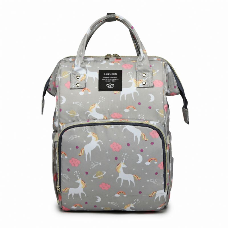 Unicorn Mummy Bag Ruksak Modna Torba Za Bebe Velikog Kapaciteta