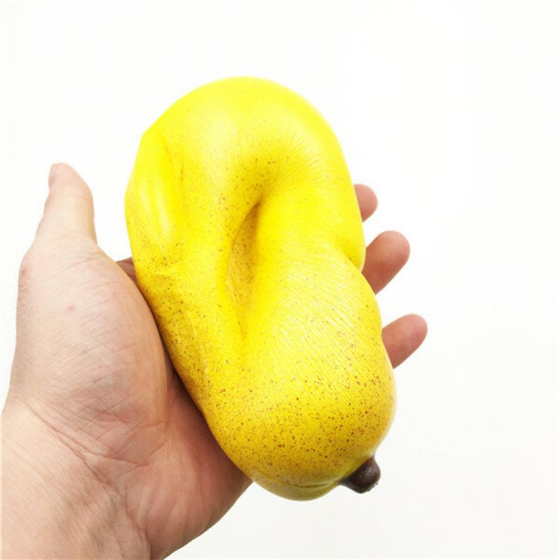 17 cm Giggle Bread Squishy Mango Slow Rising Izvorno Pakiranje Fruit Collection Decor