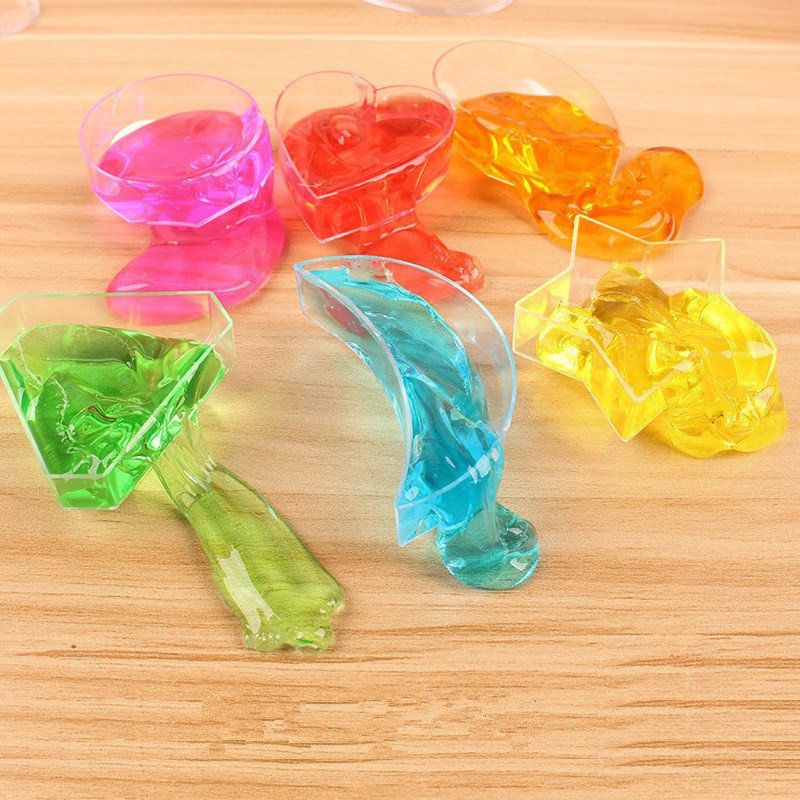 6pcs Crystal Diamond Star Slime Jelly Plastelin Poklon Igračka Za Ublažavanje Stresa