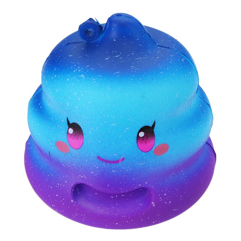 7cm Crazy Squishy Galaxy Poo Slow Rising Mirisna Crtana Punđa Poklon Dekoracija