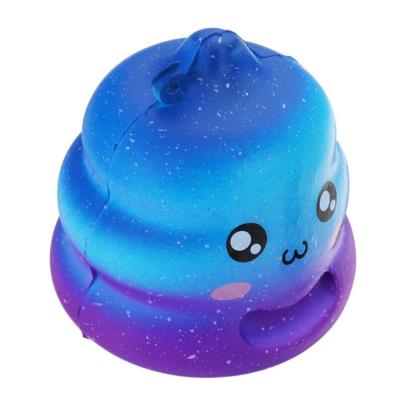 7cm Crazy Squishy Galaxy Poo Slow Rising Mirisna Crtana Punđa Poklon Dekoracija