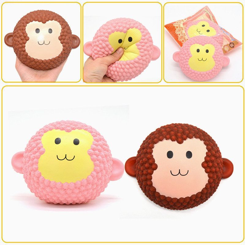 Areedy Squishy Jumbo Monkey Cake 15 cm Mirisna Slow Rising Original Pakiranje Kolekcija Poklon Dekoracija