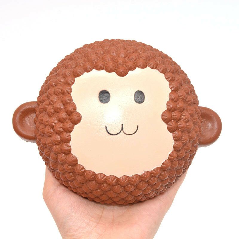 Areedy Squishy Jumbo Monkey Cake 15 cm Mirisna Slow Rising Original Pakiranje Kolekcija Poklon Dekoracija