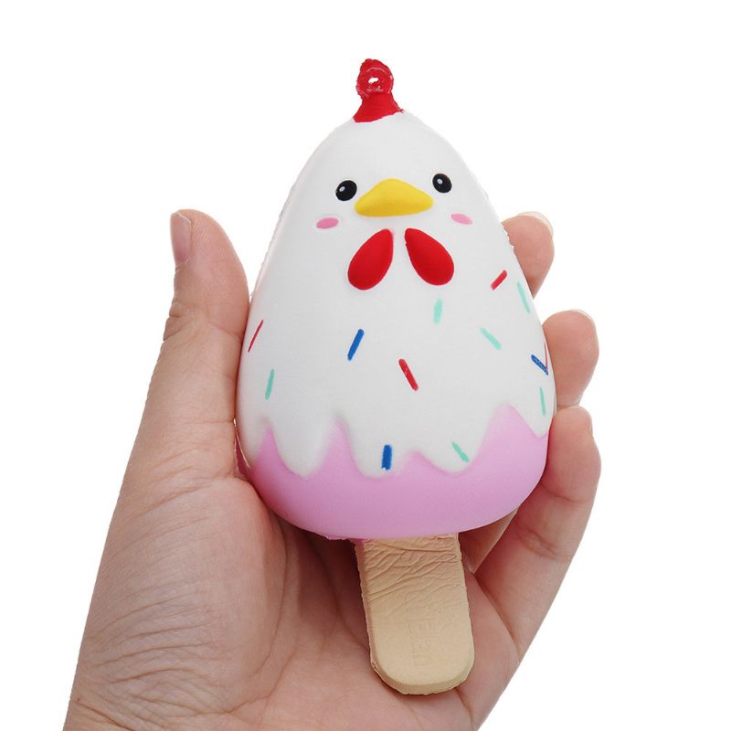 Chick Popsicle Ice-lolly Squishy Slow Rising Mekana Igračka S Pakiranjem