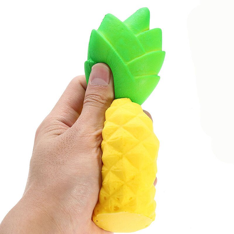 Cool Pineapple Squishy Slow Rising Toy Tag Soft Squeeze Collection Poklon Dekor Igračka