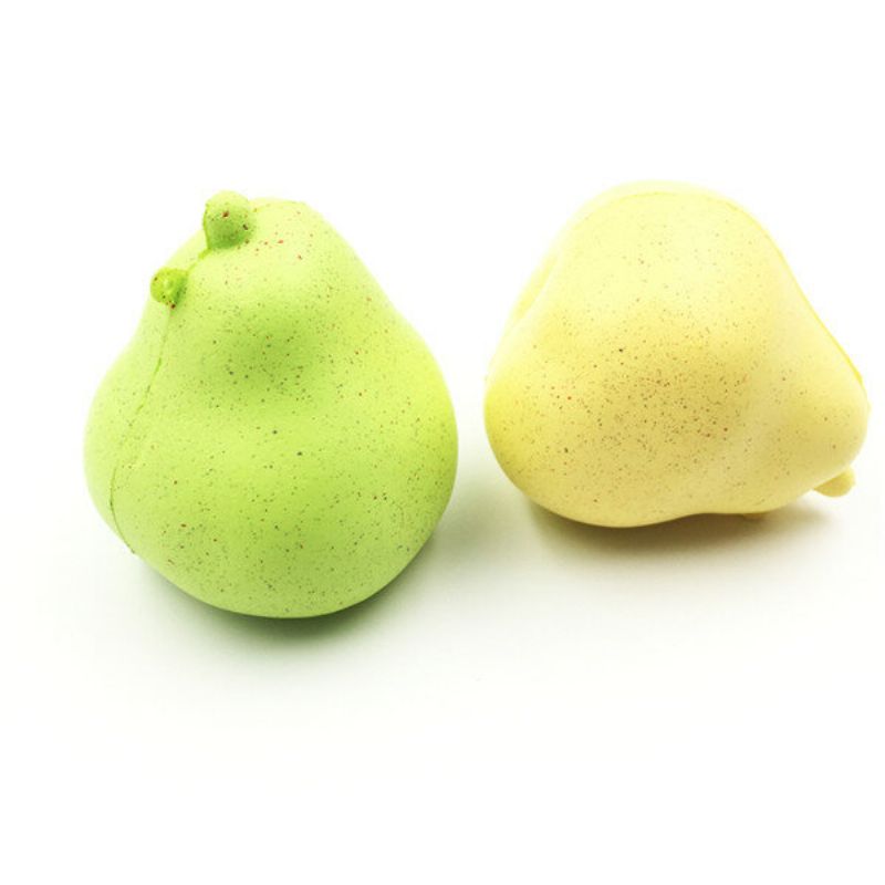 Giggle Bread Squishy Pear 8.5 cm Slow Rising Original Ambalaža Fruit Collection Poklon Decor