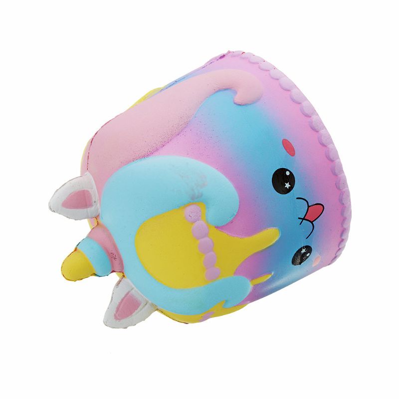 Kawaii Crown Cake Squishy Cute Soft Solw Rising Toy Crtić Poklon Zbirka S Pakiranjem