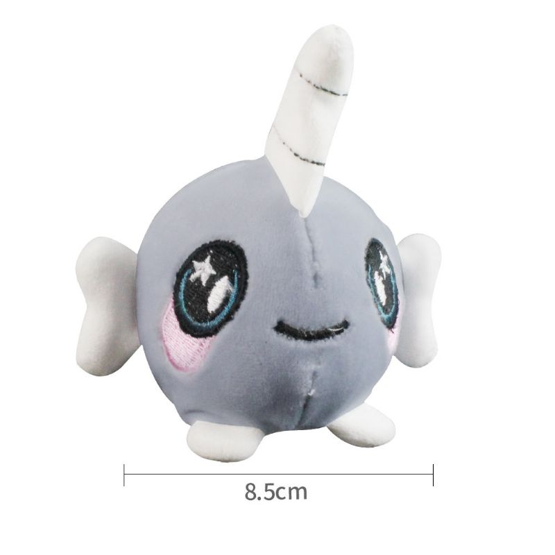 Kawaii Narwhals Toy Plišana Punjena Igračka Za Stiskanje