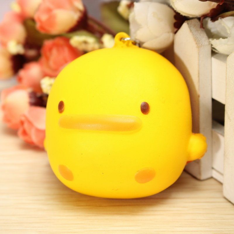 Kawaii Squishy Yellow Duck Mekana Slatka Torbica Za Remen Igračka Na Dar