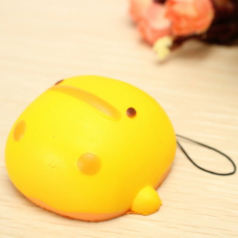 Kawaii Squishy Yellow Duck Mekana Slatka Torbica Za Remen Igračka Na Dar