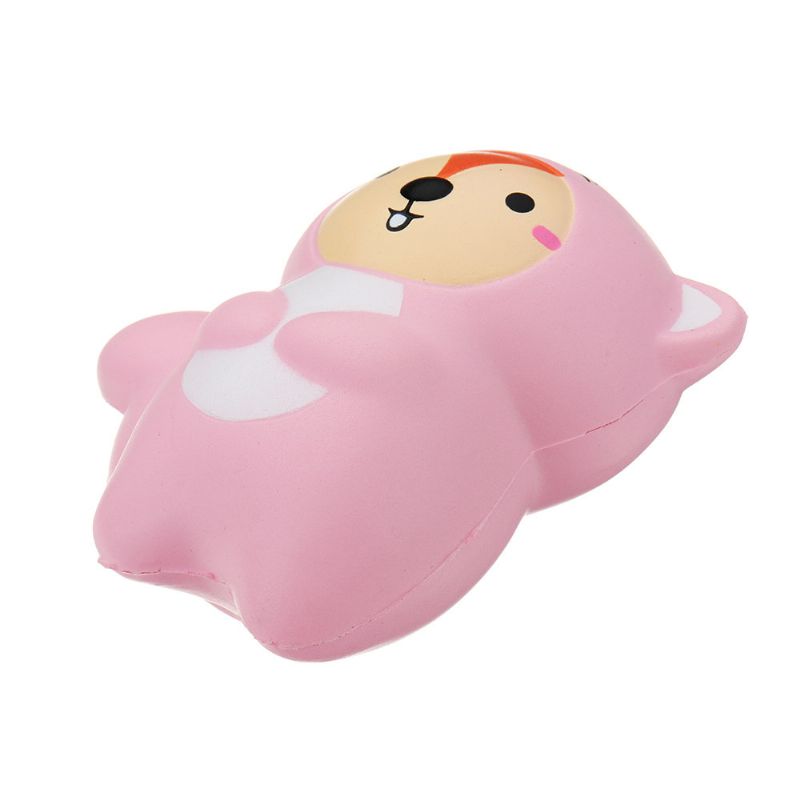 Kawaii Tail Bear Squishy Slow Rising With Packaging Collection Poklon Mekana Igračka