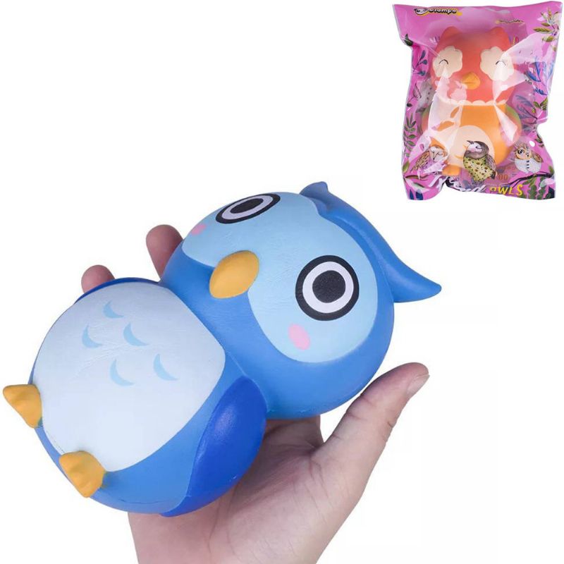 Owl Squishy Slow Rising Kolekcija Poklon S Pakiranjem