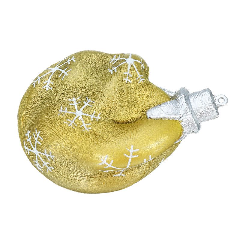 Pu Crtane Božićne Kuglice Squishy Toys 9.5 cm Sporo Rastuće S Pakiranjem Kolekcija Poklon Mekana Igračka