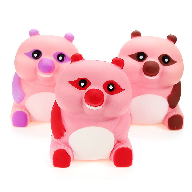 Squishy Bear 10 cm Slow Rising Animals Cartoon Collection Poklon Dekor Mekana Igračka Na Stiskanje